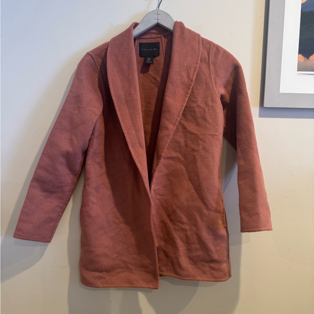 tahari‎ blazer jacket shacket wool xs